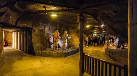 Tourist route in Salt Mines